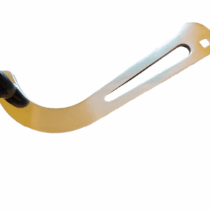 TORRE OEM ERGO LIFT TM Polished Stainless e61 lever with Black Knob