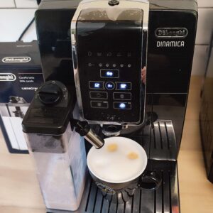 De'Longhi Dinamica ECAM Bean-to-Cup Coffee Machine - Black (ECAM350.50.B)” USED-REFURBISHED"