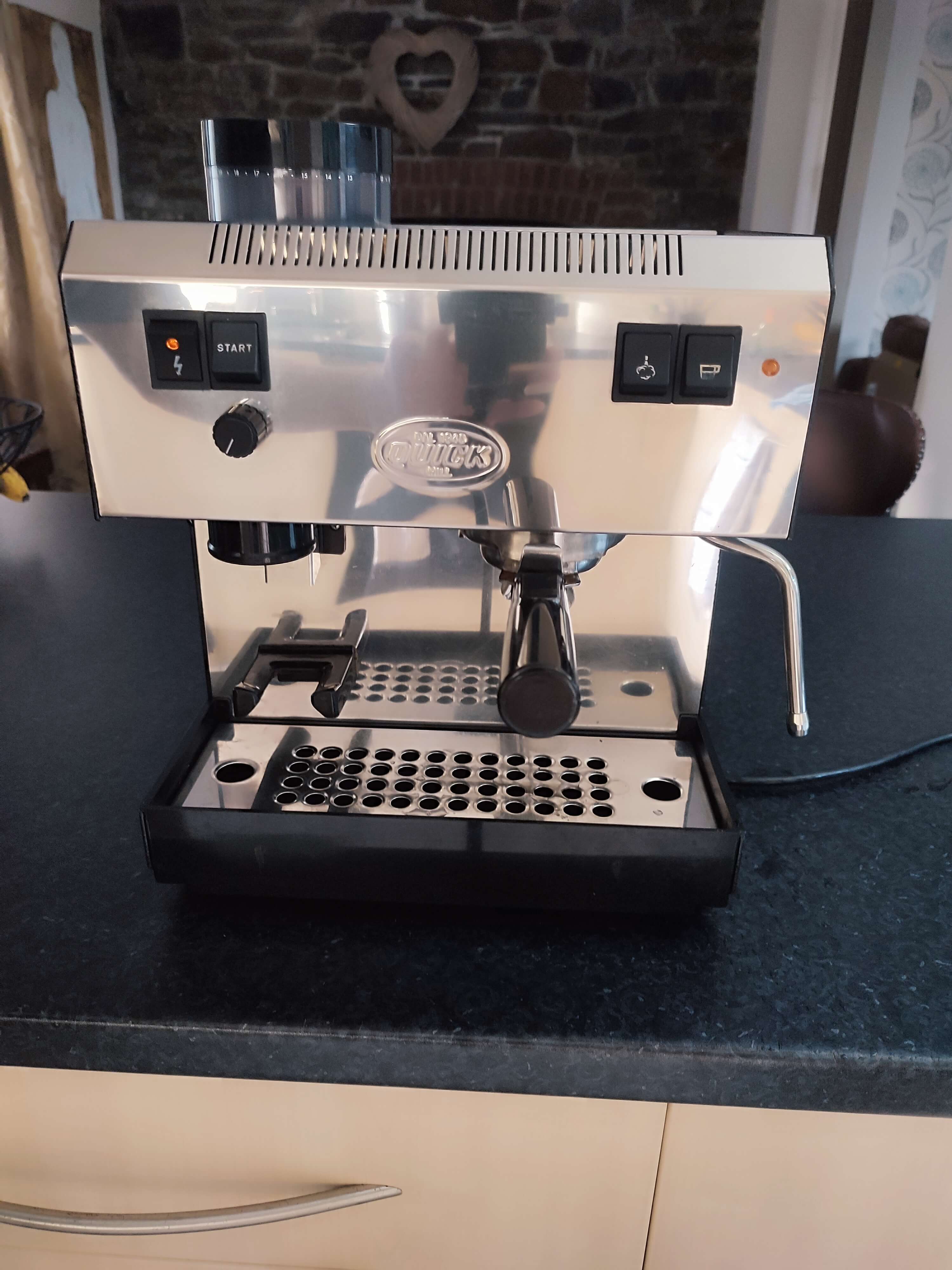 Quick Mill Superiore 02835 ( USED REFURBISHED ) V1 with Cool Touch oem wand & steam power upgrade