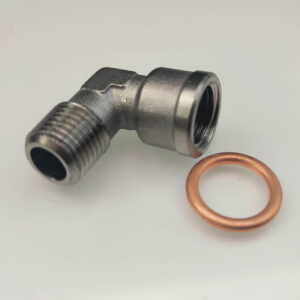 Quick Mill male 1/4 to female 1/4 Elbow Boiler Drain Kit E61