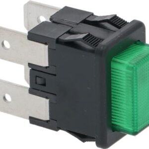 BIPOLAR SWITCH GREEN 16A 250V