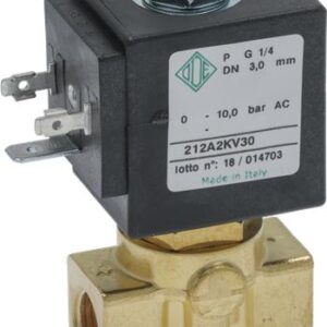 ELECTROVALVE 2-WAY SOLENOID VALVE ODE ø 1/4" 230V 8W