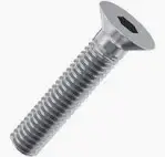 M5 x 14mm Socket Countersunk Screws (ISO 10642) - Stainless Steel (A2)