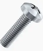 M4 x 12mm Pozi Pan Head Screw Stainless Steel (A2)Sold in units of 1 screw