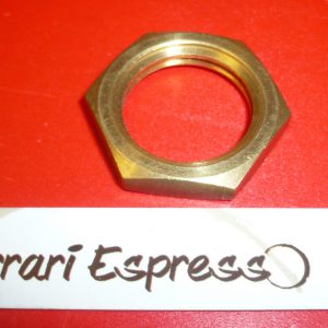 Lock nut 3/8 brass Elektra