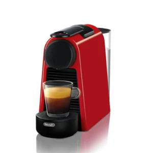 Pixie Aluminium Red Bundle Coffee Machine